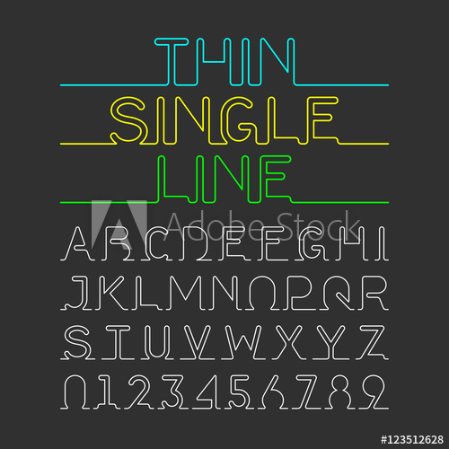 Line fonts download free single Where to
